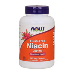 NOW Foods  Niacin Flush-Free, 250mg, 180 vcaps