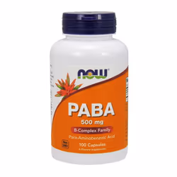 NOW Foods  PABA, 500mg - 100 caps