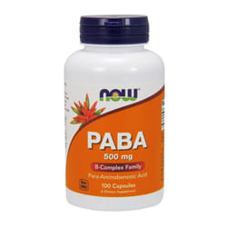 NOW Foods  PABA, 500mg - 100 caps
