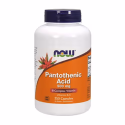 NOW Foods Pantothenic Acid, 500mg, 250 caps