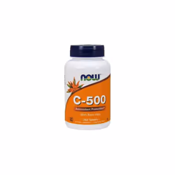 NOW Foods Vitamin C-500 with Rose Hips, 250 tablets