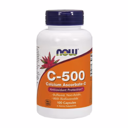 NOW Foods Vitamin C-500 Calcium Ascorbate-C, 100 caps