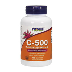 NOW Foods  Vitamin C-500 Calcium Ascorbate-C, 100 caps