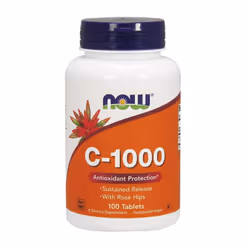 NOW Foods  Vitamin C-1000 with Rose Hips - Susteined Release, 100 tablets