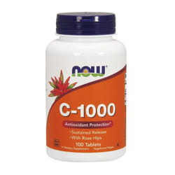 NOW Foods  Vitamin C-1000 with Rose Hips - Susteined Release, 100 tablets