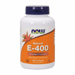 NOW Foods Vitamin E-400 - Natural (Mixed Tocopherols), 250 softgels