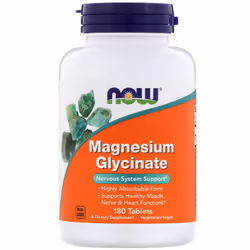 Now Foods, Magnesium Glycinate, 180 Tablets
