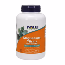 NOW Foods Magnesium Citrate, 227g(Pure Powder)
