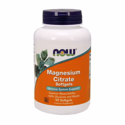NOW Foods Magnesium Citrate Softgels, 90 softgels