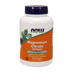 NOW Foods  Magnesium Citrate Softgels, 90 softgels
