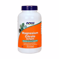 NOW Foods Magnesium Citrate Softgels, 180 softgels
