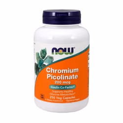 NOW Foods  Chromium Picolinate, 200mcg , 250 vcaps