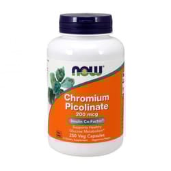 NOW Foods  Chromium Picolinate, 200mcg , 250 vcaps