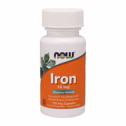 NOW Foods Iron, 18mg - 120 vcaps