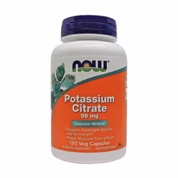 NOW Foods Potassium Citrate, 99mg - 180 caps