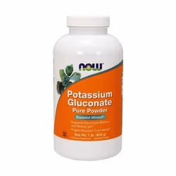 NOW Foods Potassium Gluconate, 454g(Pure Powder)