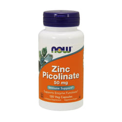 NOW Foods  Zinc Picolinate, 50mg, 120 vcaps