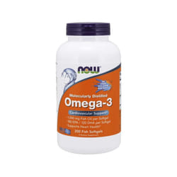 Omega-3 Molecularly Distilled - 200 fish softgels