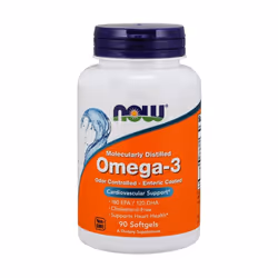 NOW Foods  Omega-3 Enteric Coated - 90 softgels