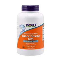 NOW Foods  Super Omega EPA Molecularly Distilled, 120 softgels