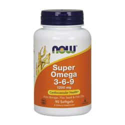 NOW Foods  Super Omega 3-6-9, 1200mg , 90 softgels