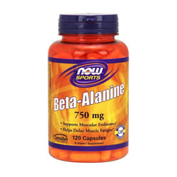 NOW Foods  Beta Alanine, 750mg - 120 caps