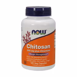 NOW Foods  Chitosan, 500mg Plus Chromium , 120 vcaps
