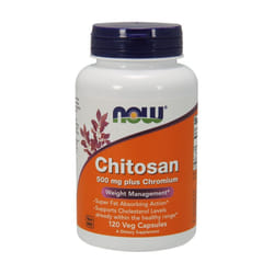 NOW Foods  Chitosan, 500mg Plus Chromium , 120 vcaps