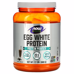 Now Foods, Egg White Protein, Creamy Chocolate, 1.5 lbs (680 g)