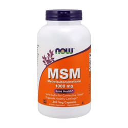 NOW Foods  MSM Methylsulphonylmethane, 240 vcaps (1000mg)