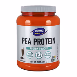 NOW Foods Pea Protein Source of Highly Bioavailable Protein 907g Vanilla Toffee