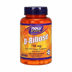 NOW Foods  D-Ribose, 120 vcaps(750mg)