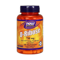 NOW Foods  D-Ribose, 120 vcaps(750mg)