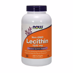 NOW Foods Lecithin, 1200mg Non, GMO, 200 softgels