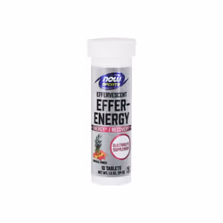 NOW Foods Effer-Energy Effervescent Energy & Recovery Tropical Punch 10 Tablets