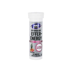 NOW Foods Effer-Energy Effervescent Energy & Recovery Tropical Punch 10 Tablets