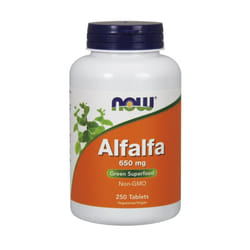NOW Foods  Alfalfa, 650mg , 250 tablets