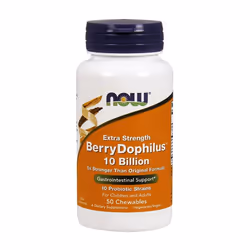 NOW Foods BerryDophilus, 10 Billion (Extra Strength) - 50 chewables