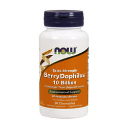 NOW Foods  BerryDophilus, 10 Billion (Extra Strength) - 50 chewables