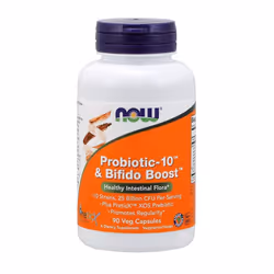 NOW Foods Probiotic-10 & Bifido Boost - 90 vcaps