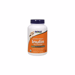 Now Foods Certified Organic Inulin (Pure Powder, 227g)