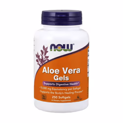 NOW Foods Aloe Vera Gels Support Digestive Health & Healing Process 250 Softgels