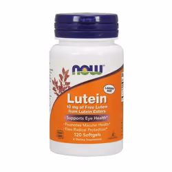 NOW Foods Lutein, 10mg, 120 softgels