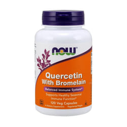 NOW Foods  Quercetin with Bromelains, 120 vcaps