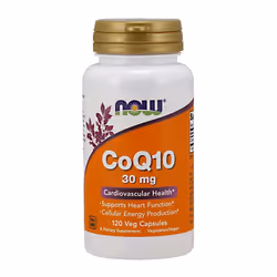 NOW Foods CoQ10, 30mg , 120 vcaps