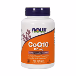 NOW Foods  CoQ10 with vitamin E, 100mg, 150 softgels