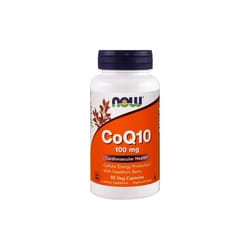 Now Foods, CoQ10, With Hawthorn Berry, 100 mg, 90 Veg Capsules