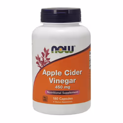 NOW Foods  Apple Cider Vinegar, 450mg - 180 caps