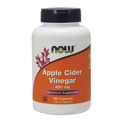 NOW Foods  Apple Cider Vinegar, 450mg - 180 caps
