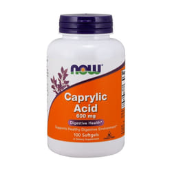 NOW Foods  Caprylic Acid, 600mg  - 100 softgels